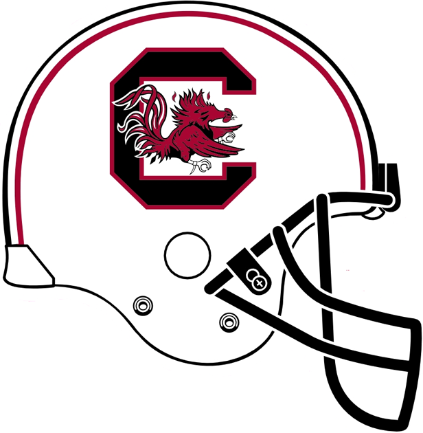 South Carolina Gamecocks 0-Pres Helmet Logo iron on transfers for clothing